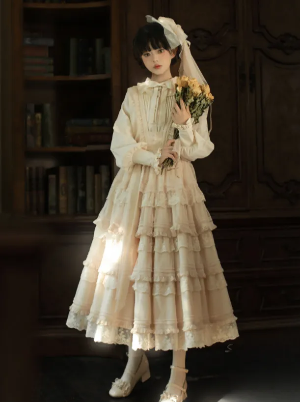 Lace Segmented Set-up Tailored Undot Lolita
