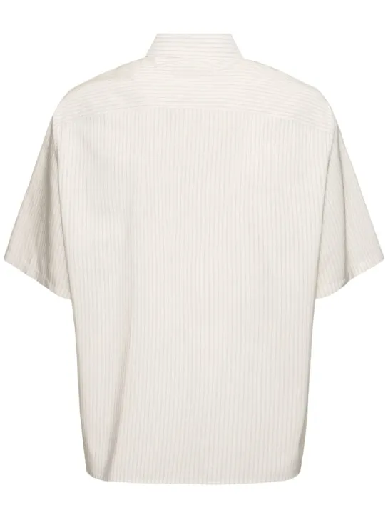 Lanvin   Striped silk &amp; cotton shirt 