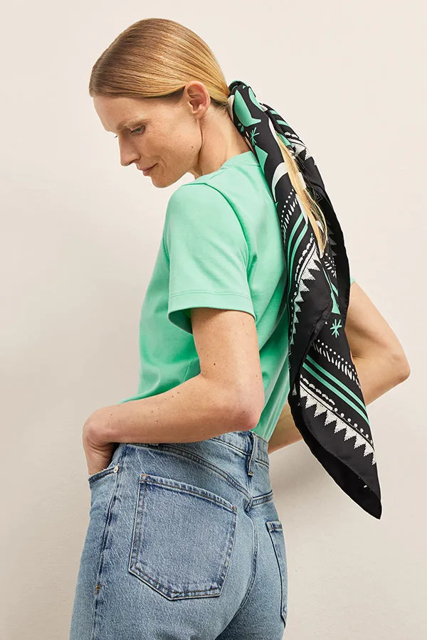 Leslie T-Shirt - Organic Pima Cotton :: Seafoam