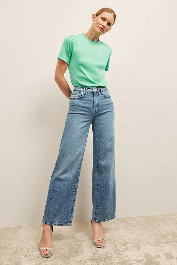 Leslie T-Shirt - Organic Pima Cotton :: Seafoam
