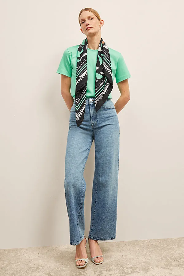 Leslie T-Shirt - Organic Pima Cotton :: Seafoam