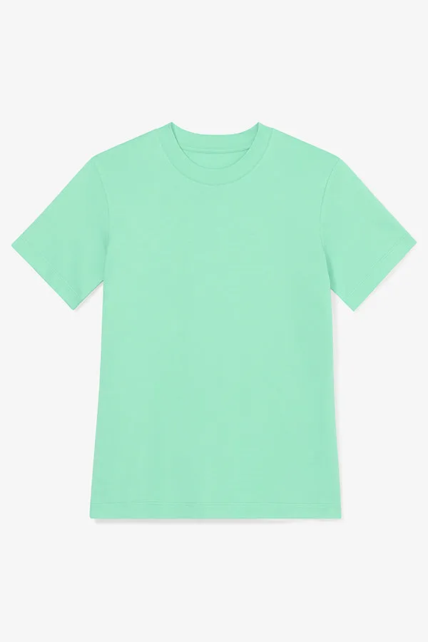 Leslie T-Shirt - Organic Pima Cotton :: Seafoam