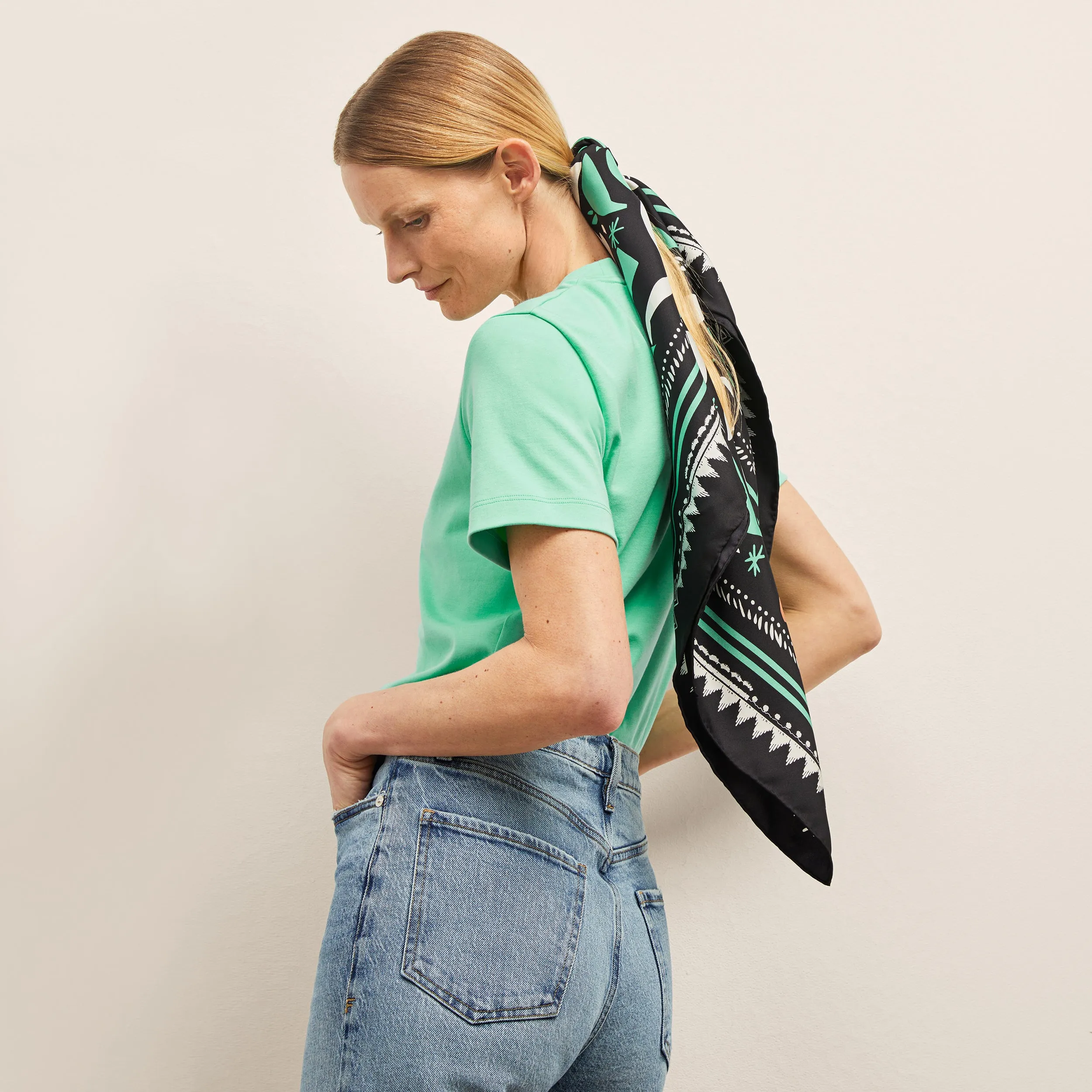 Leslie T-Shirt - Organic Pima Cotton :: Seafoam