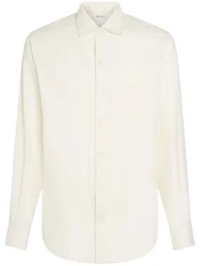 Loro Piana   Andrè long sleeve silk shirt 
