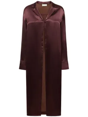 Loulou Studio   Oyat silk blend long shirt 