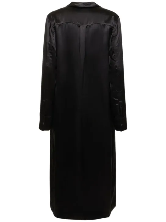 Loulou Studio   Oyat silk blend long shirt 