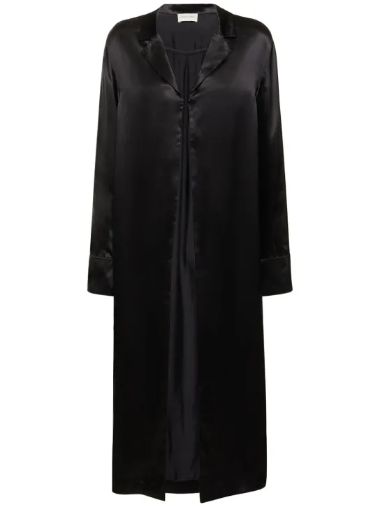 Loulou Studio   Oyat silk blend long shirt 