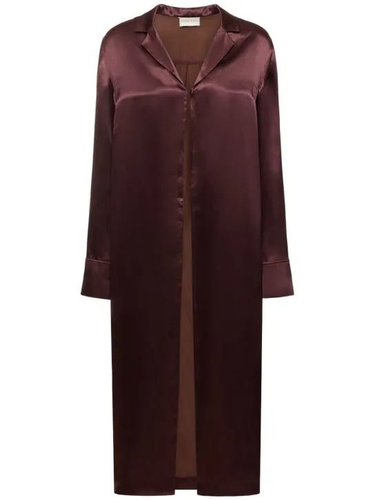 Loulou Studio   Oyat silk blend long shirt 