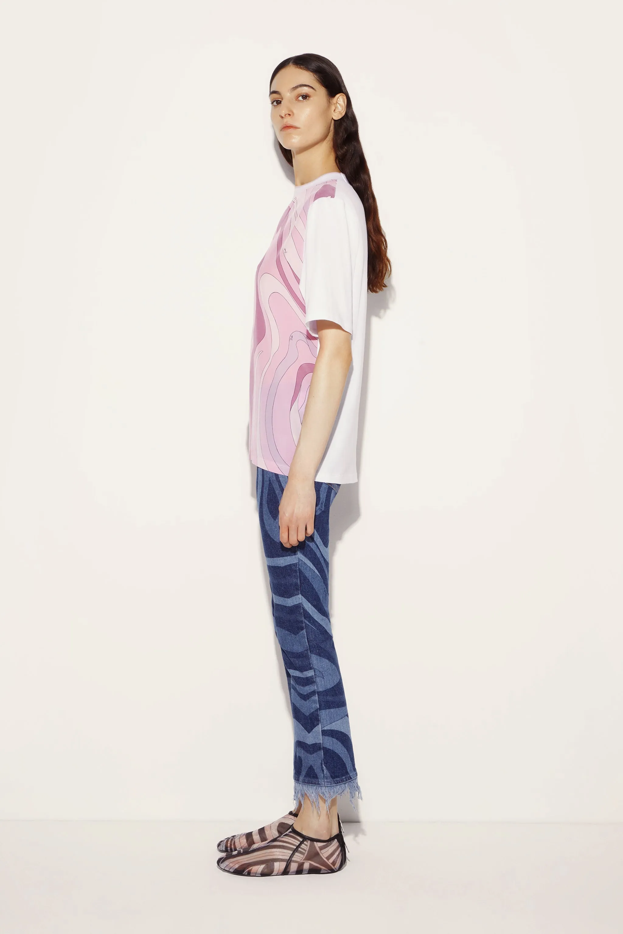 Marmo-Print T-Shirt