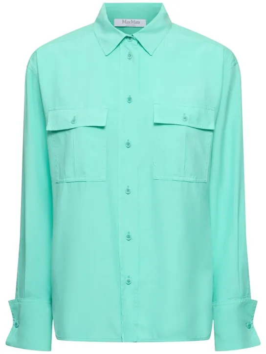 Max Mara   Affetto1234 silk shirt 