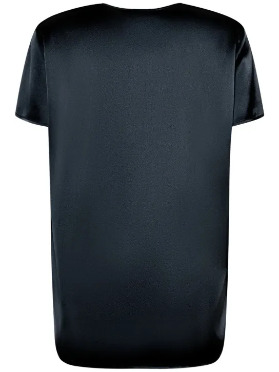 Max Mara   Cortona silk satin t-shirt top 