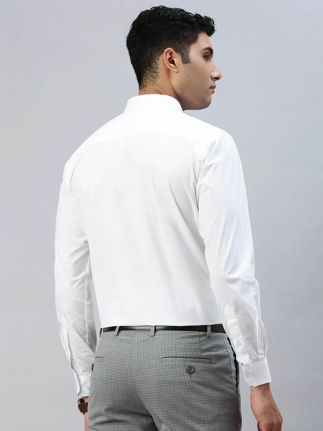 Men Cotton Rich White Shirt Ever Fresh