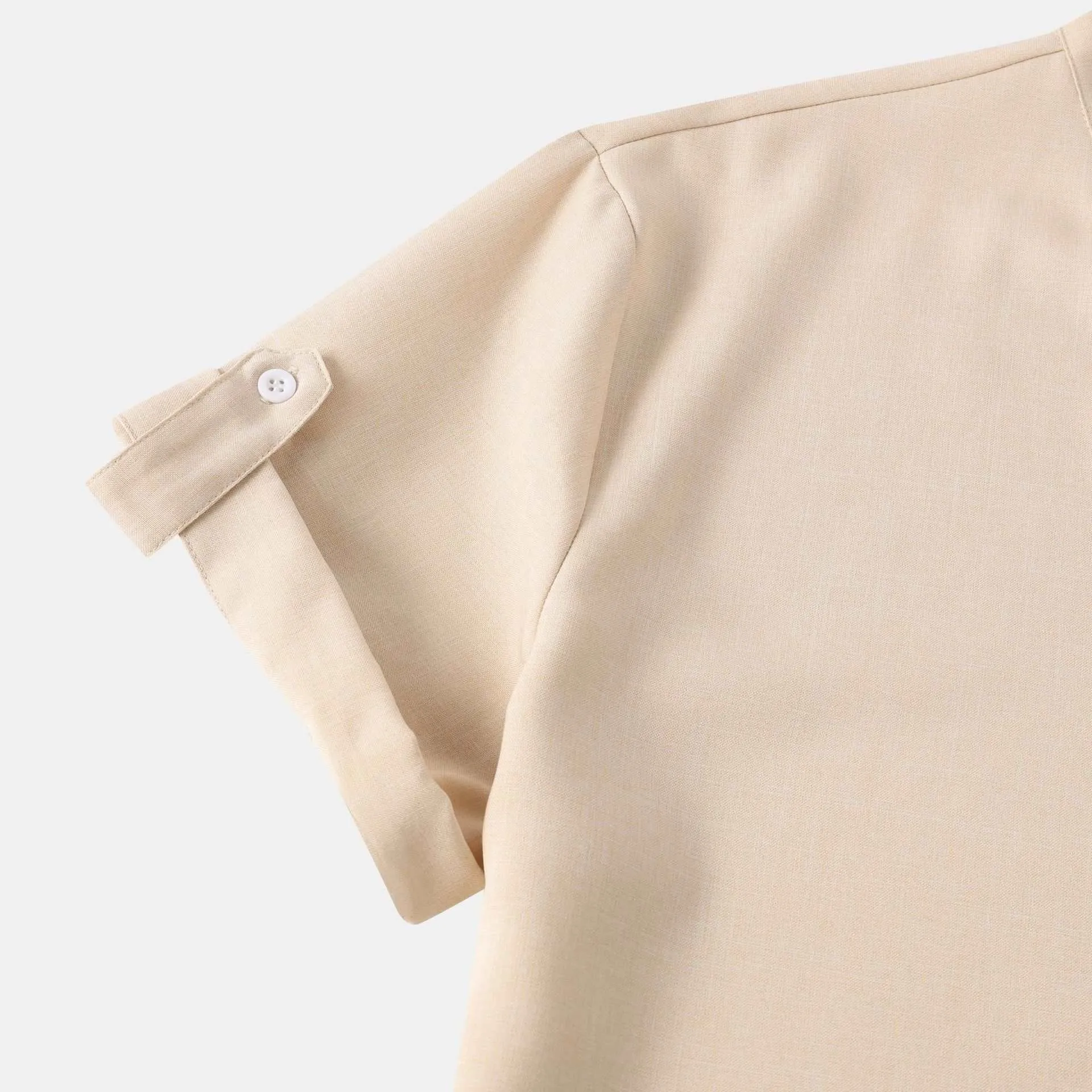 Men's Solid Color Short Sleeve Shirt