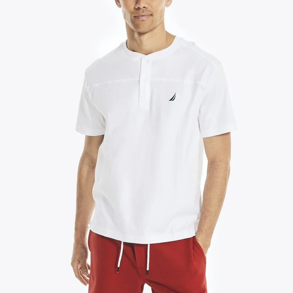 Nautica Mens Henley Short Sleeve T-Shirt