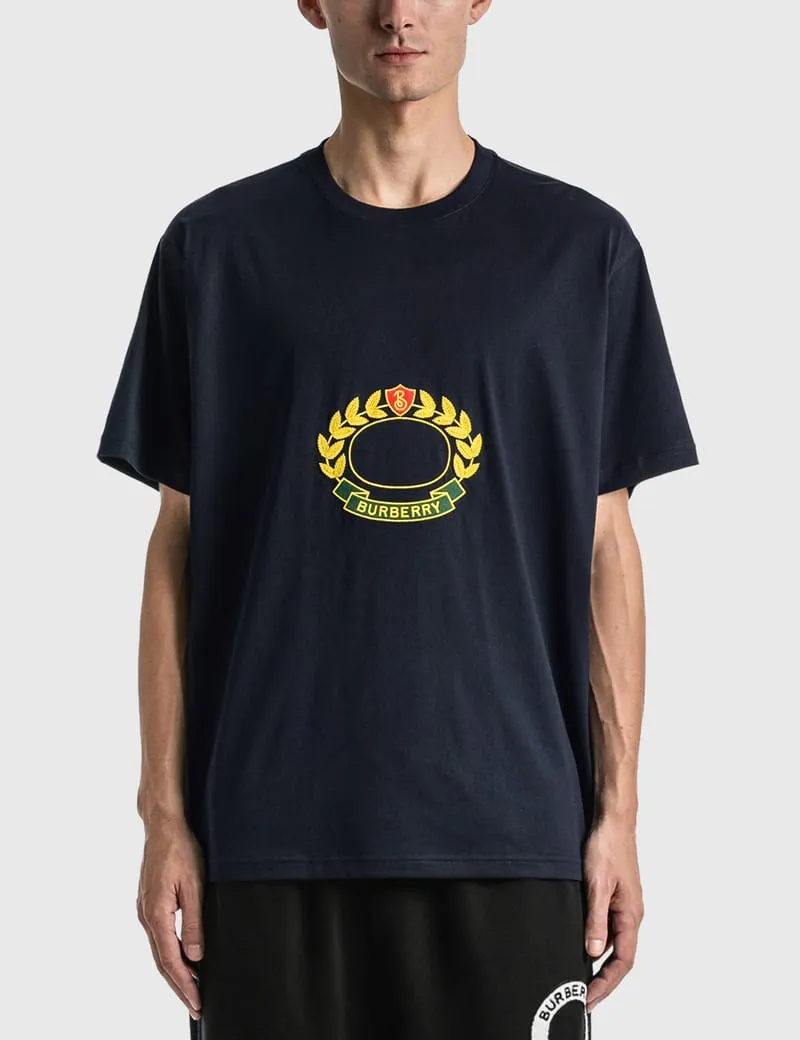Oak Leaf Crest Cotton Oversized T-shirt