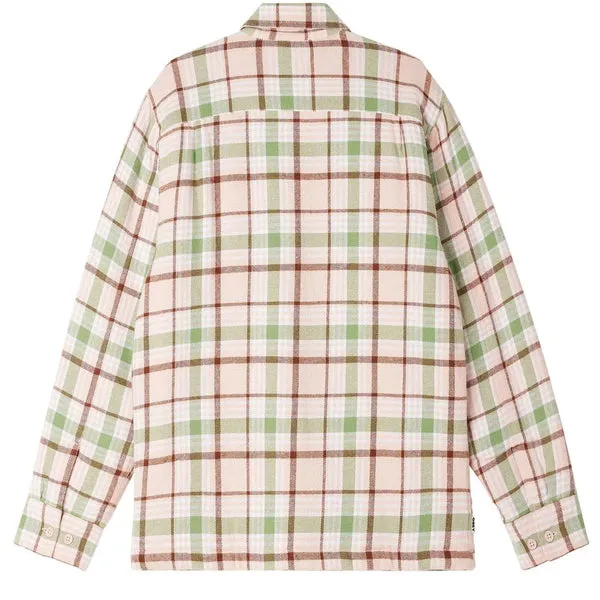 Obey Dom Shirt Jacket - Pink Clay
