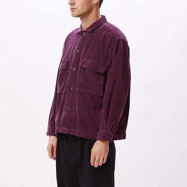 Obey Theo Shirt Jacket - Blackberry Wine
