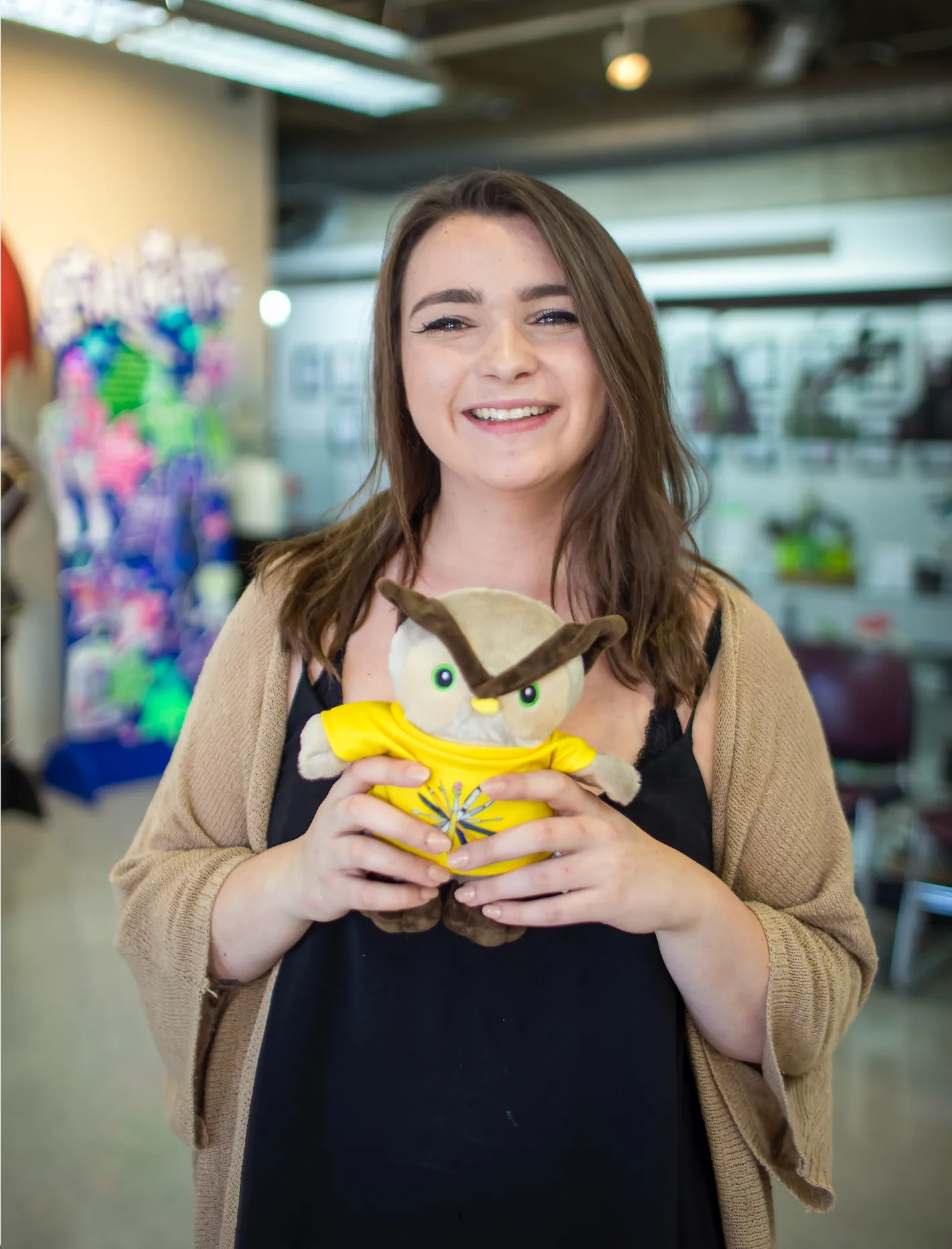Otis Owl Plushie (Designed by Andie Munroe, '20)