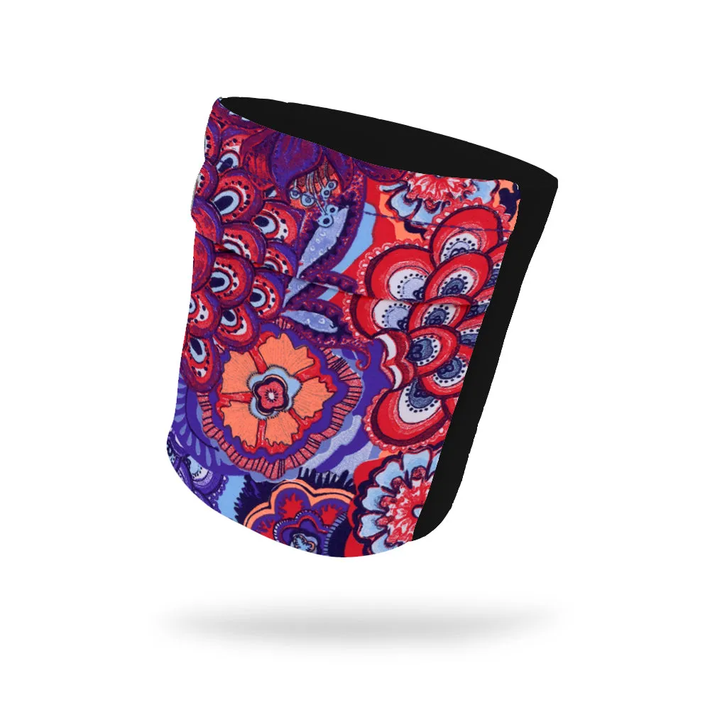 Peacock Scribbles Wicking Armband 6.22" Height