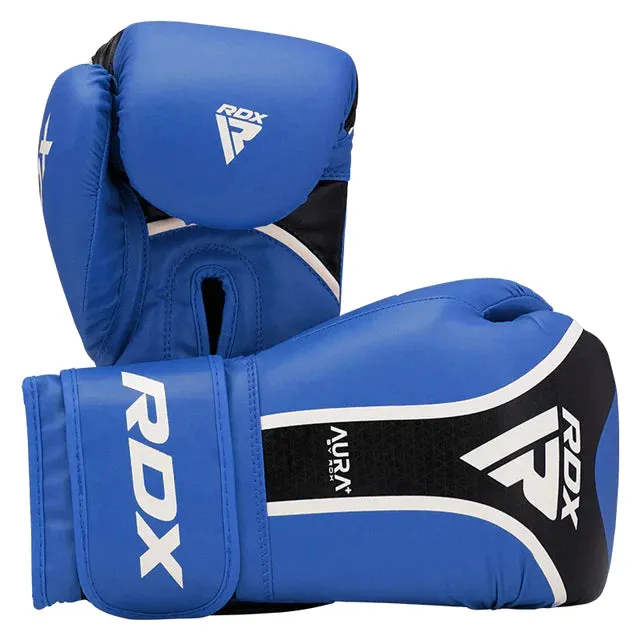 RDX T17 Aura Plus boxing glove with pads bundle