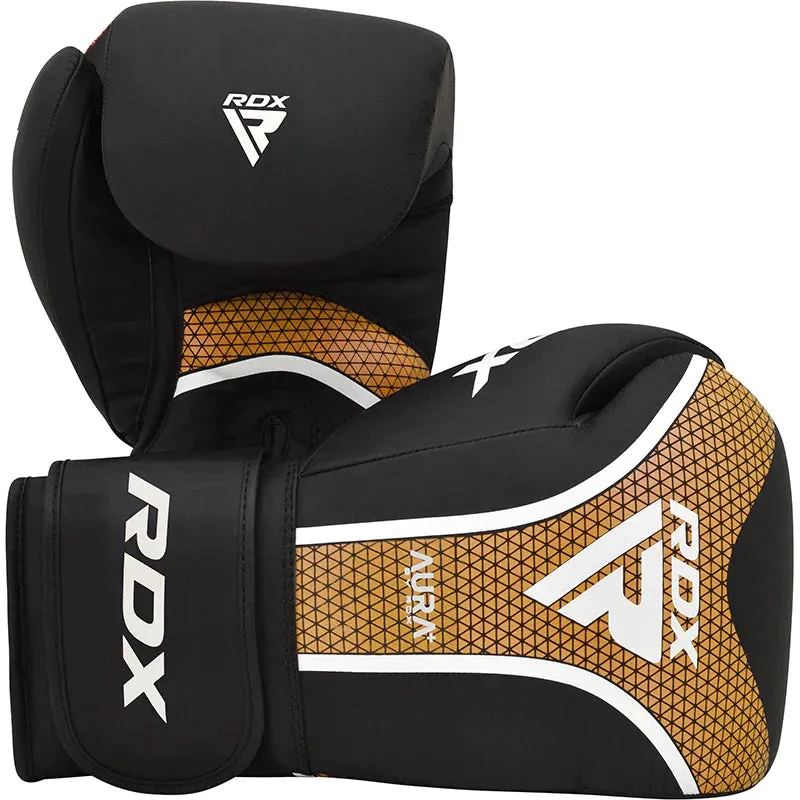 RDX T17 Aura Plus boxing glove with pads bundle