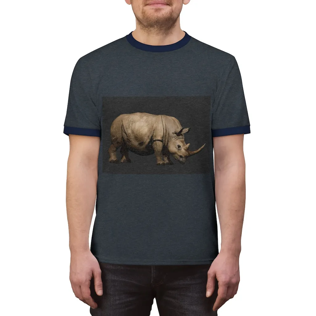 Rhino Unisex Ringer Tee
