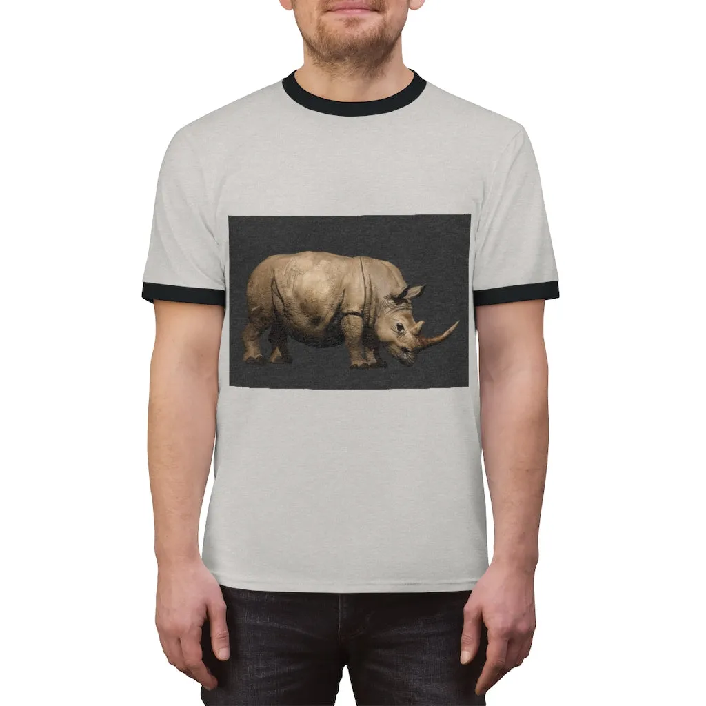 Rhino Unisex Ringer Tee
