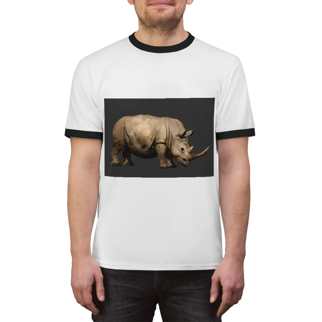 Rhino Unisex Ringer Tee