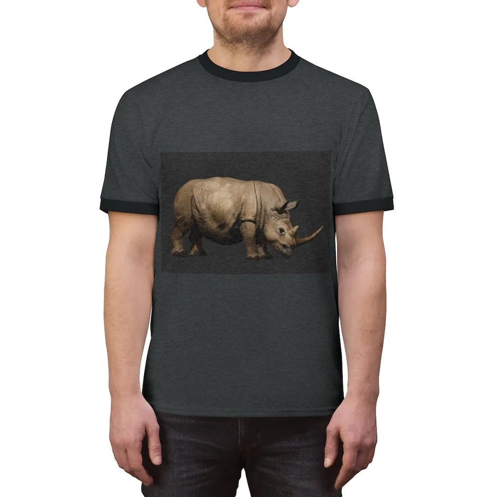 Rhino Unisex Ringer Tee