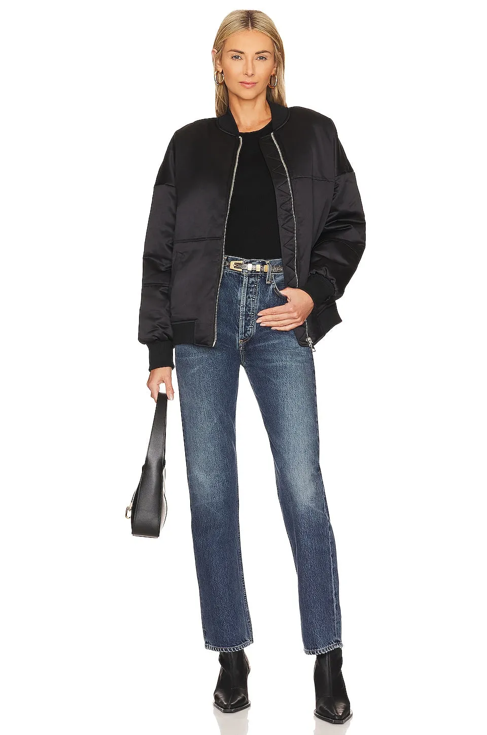 Rivera Bomber Jacket | Black