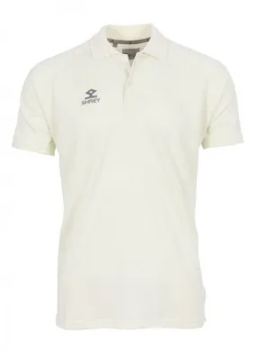 Shrey Cricket Match Shirt - JUNIOR (Off White - India Size)