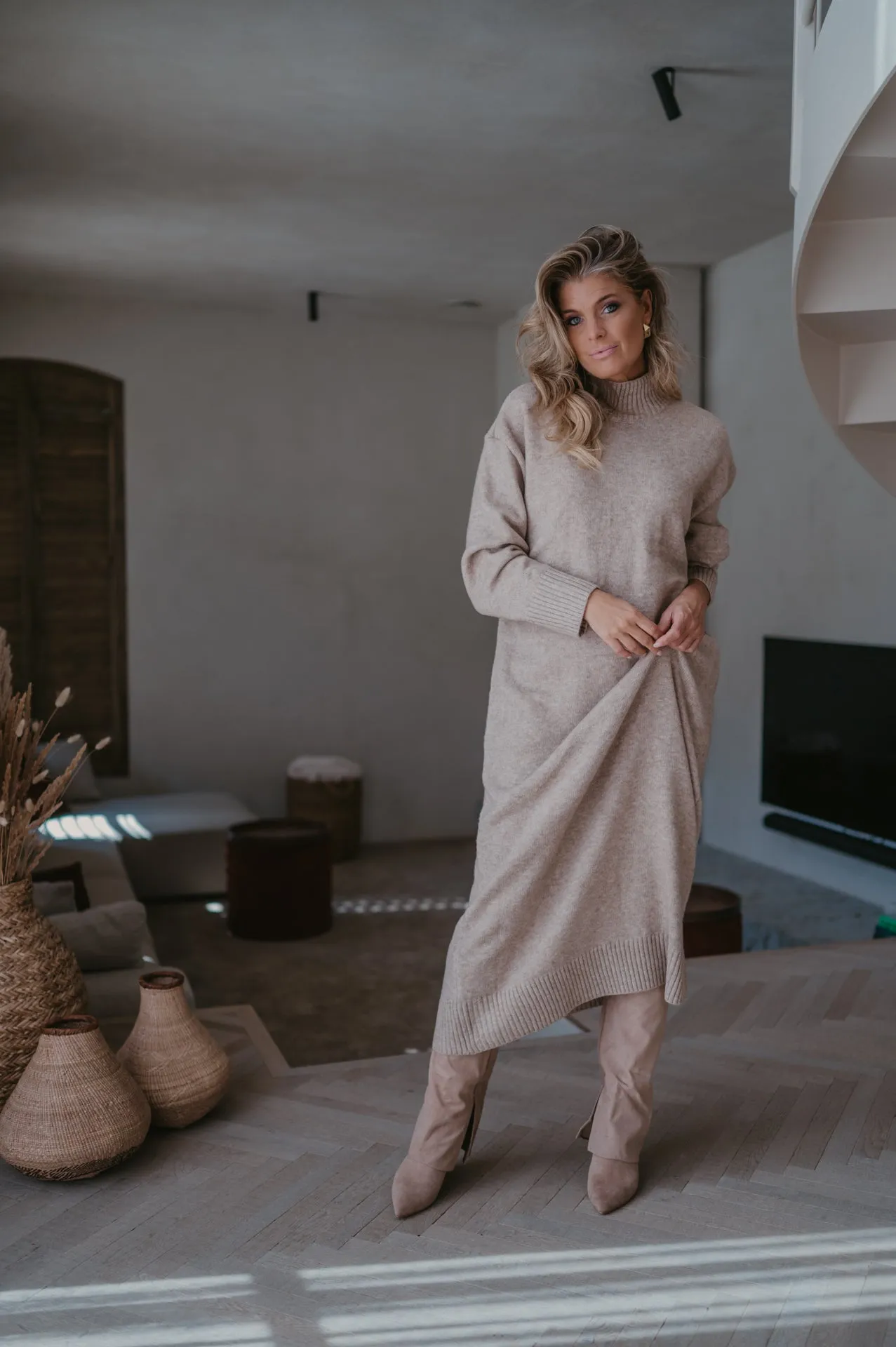 Siamo dress I Beige