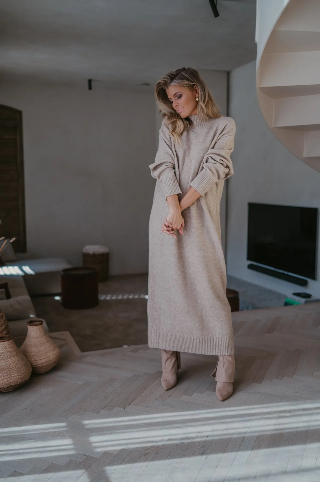 Siamo dress I Beige