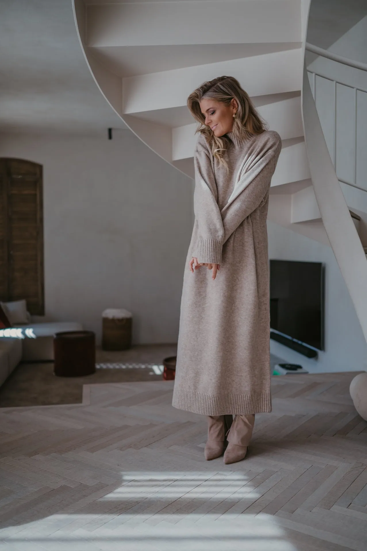 Siamo dress I Beige