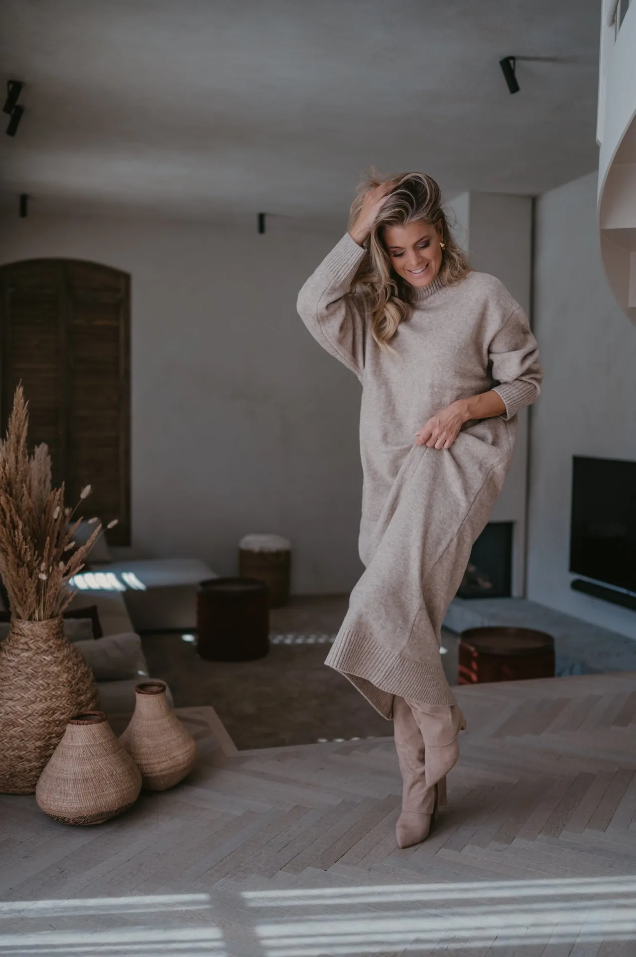 Siamo dress I Beige