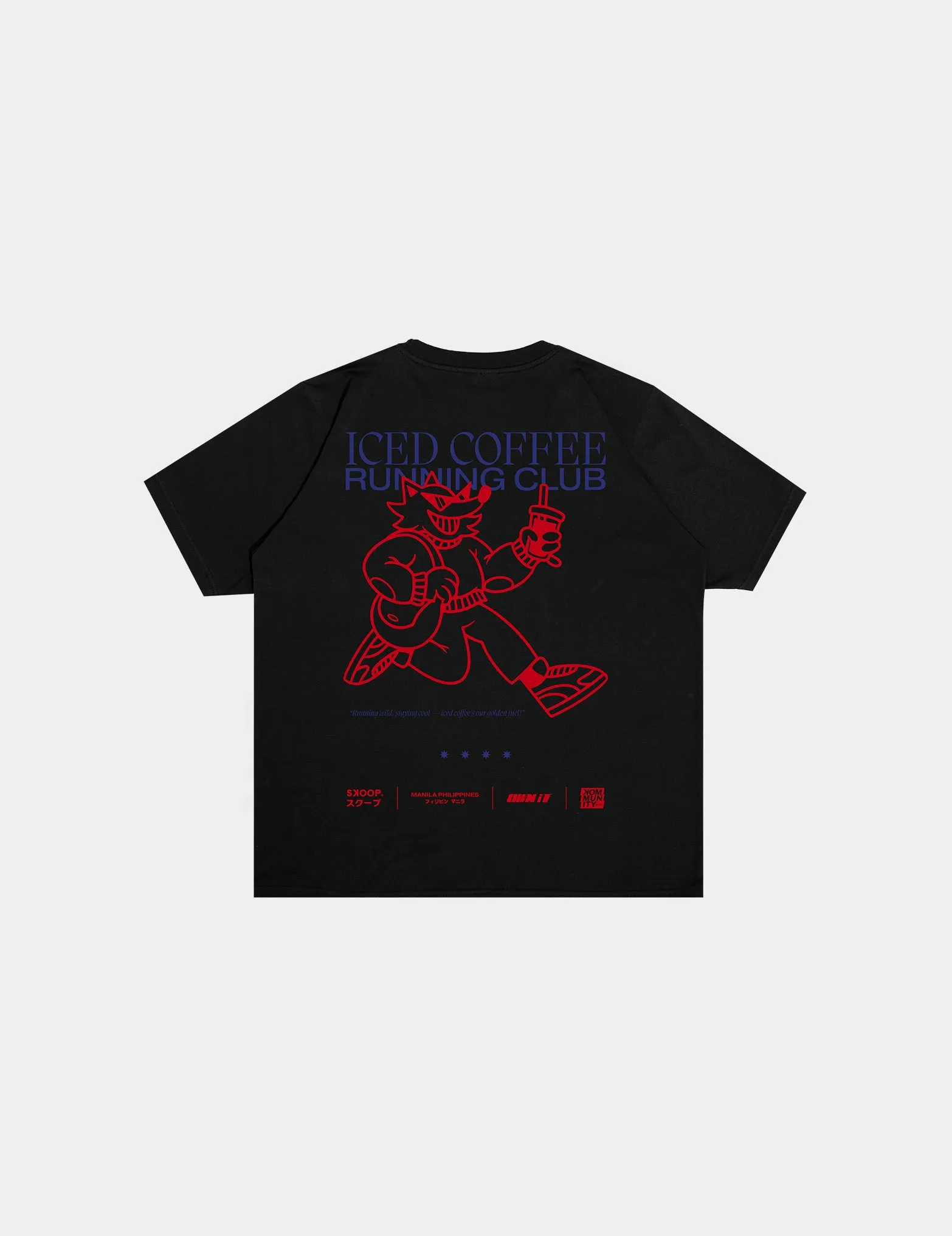 SKOOP® Coffee First Crewneck Shirt Cyber Black