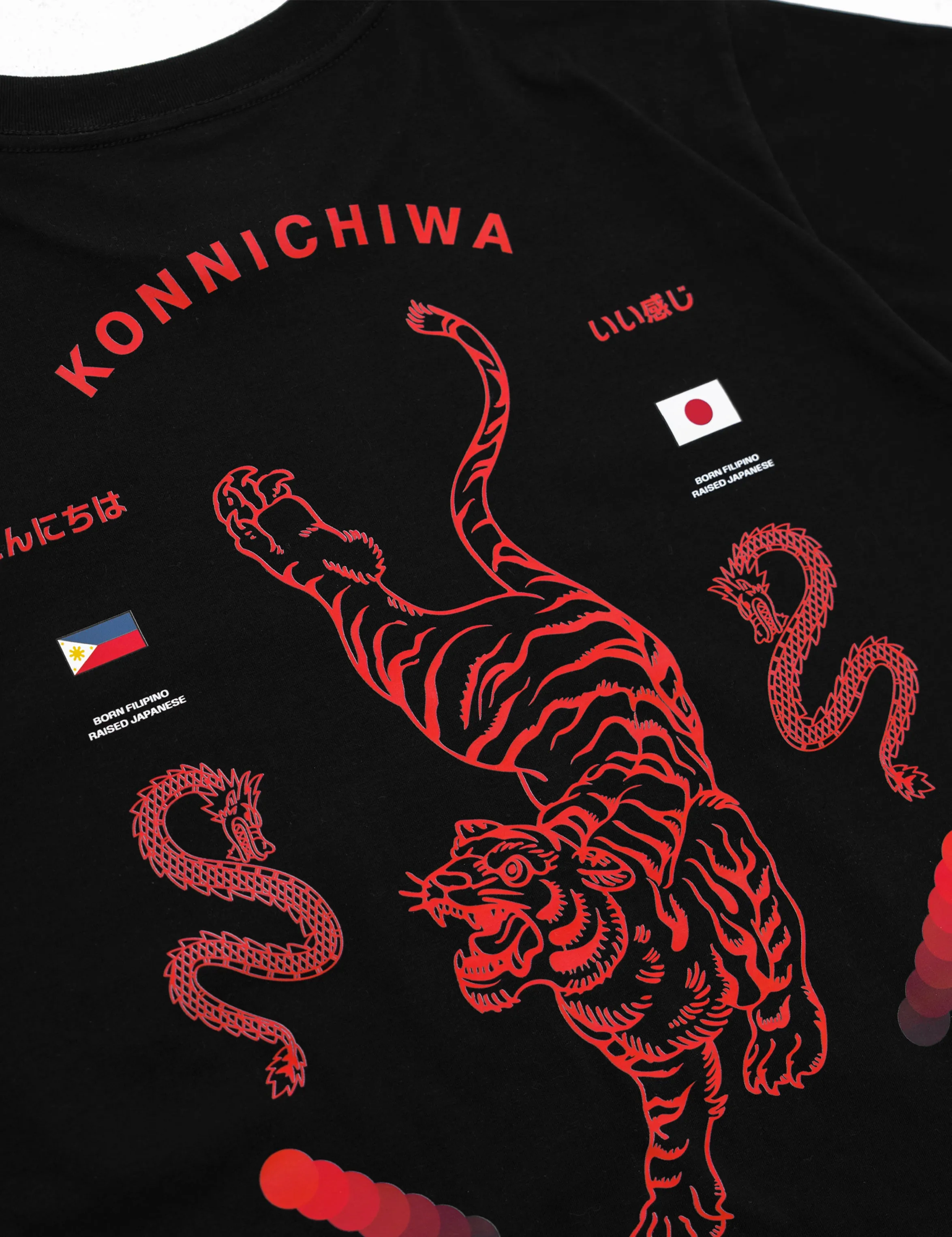 SKOOP® Crewneck Shirt Konnichiwa 2024 Black