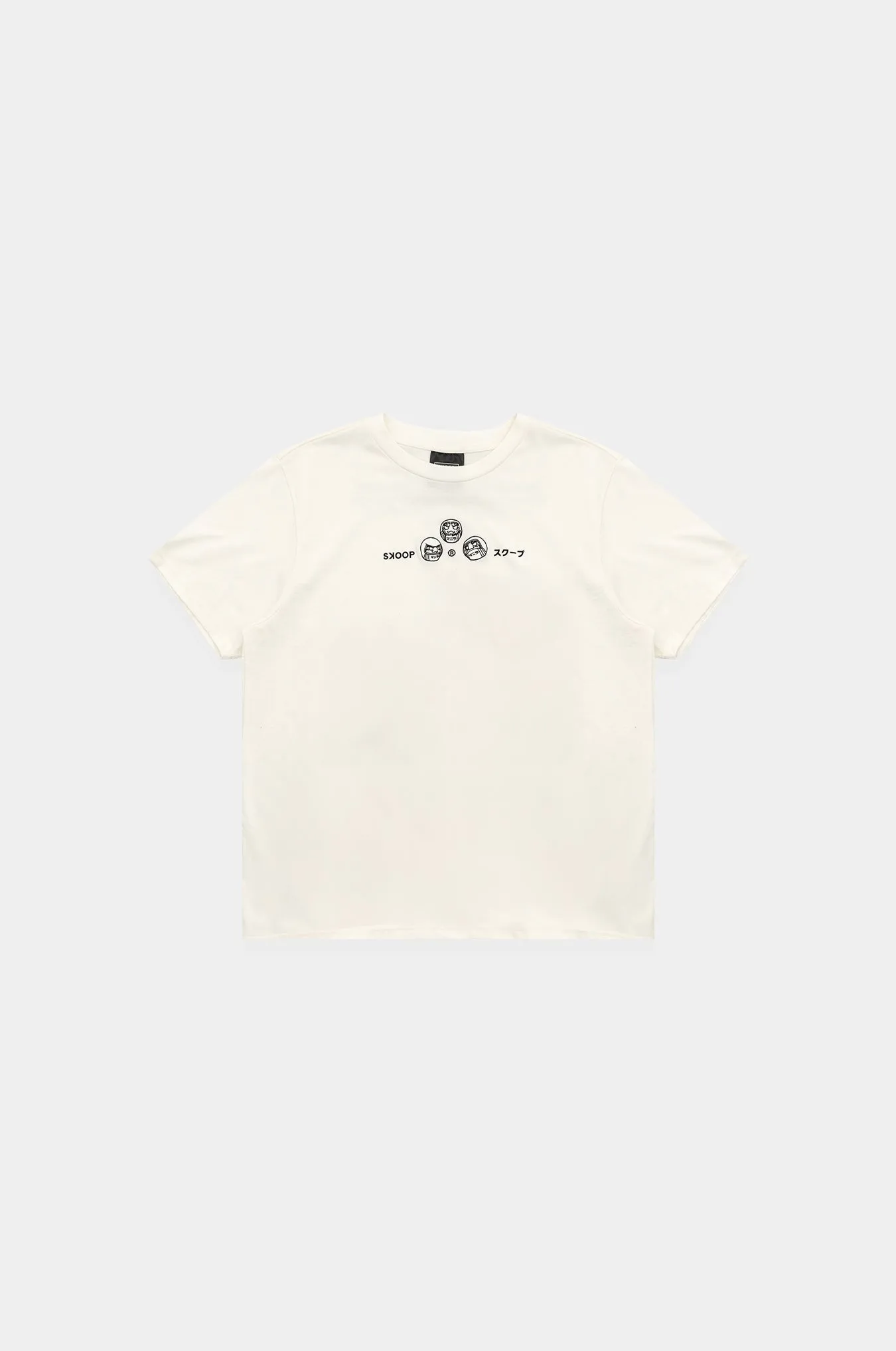 SKOOP® Daruma Creed Shirt Milk White