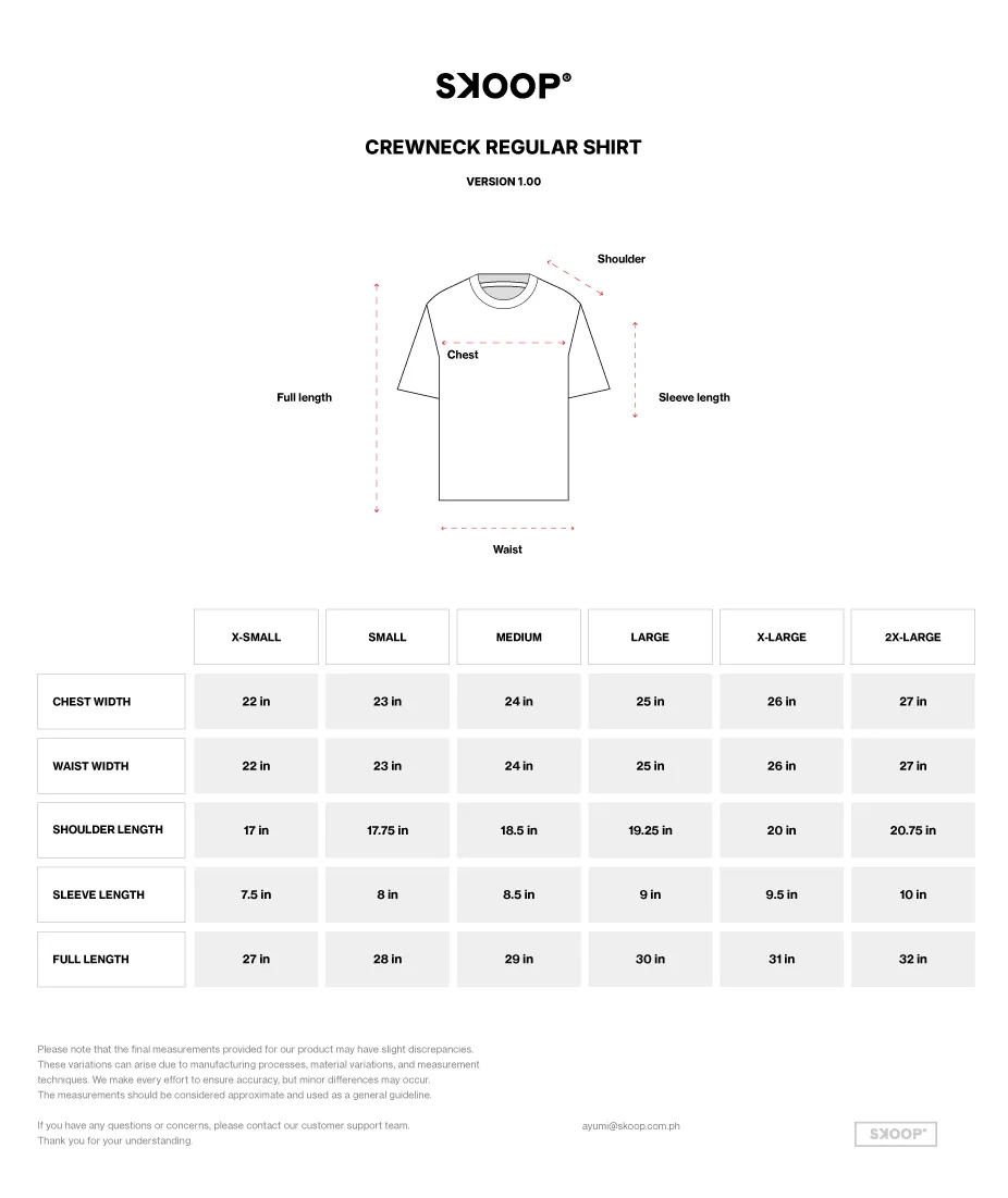 SKOOP® Daruma Creed Shirt Milk White