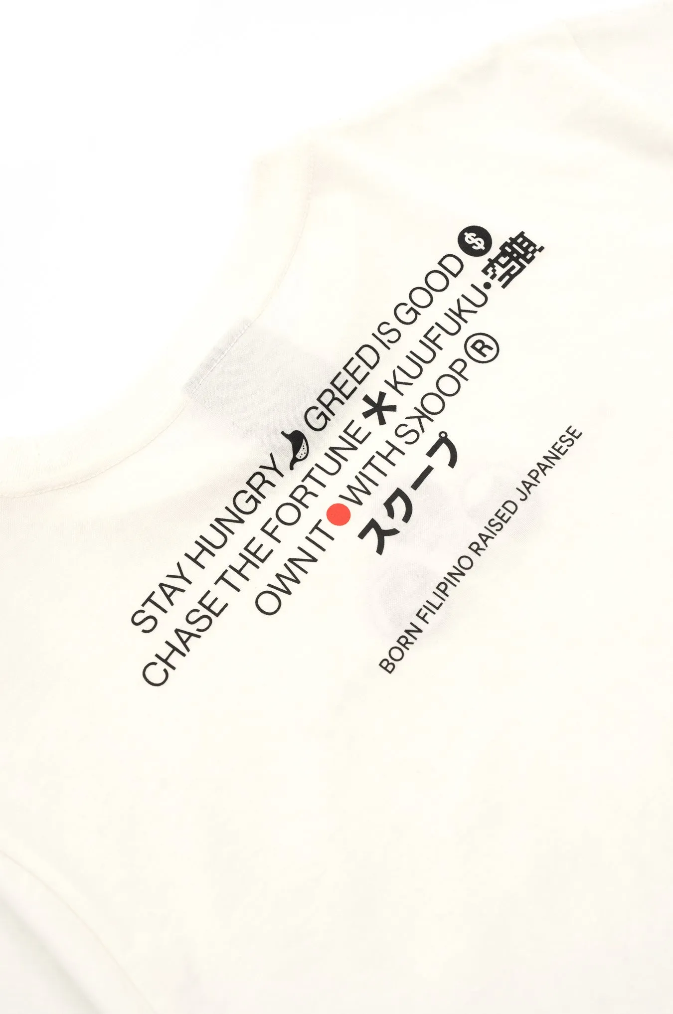 SKOOP® Daruma Creed Shirt Milk White