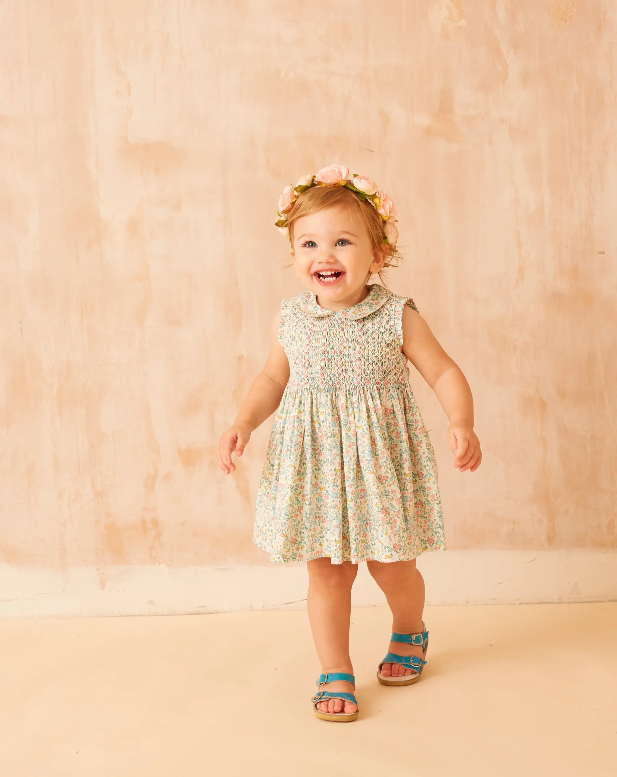 Smocked Baby Dress - Rubie