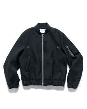 Suiting Bonding Blouson Black