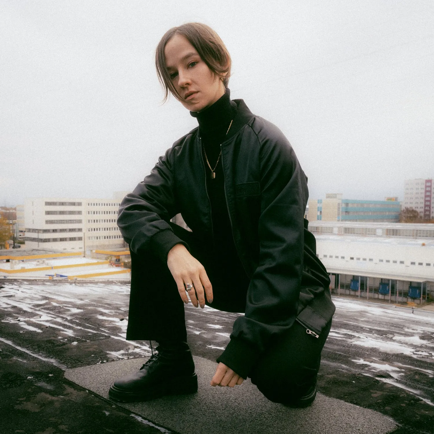 SUNN O))) "MVYMR - Black/Black" Custom Embroidered Bomber Jacket