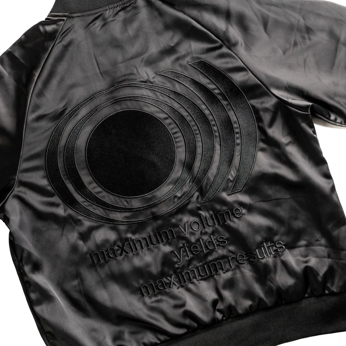 SUNN O))) "MVYMR - Black/Black" Custom Embroidered Bomber Jacket