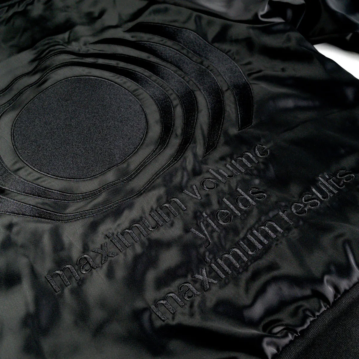 SUNN O))) "MVYMR - Black/Black" Custom Embroidered Bomber Jacket