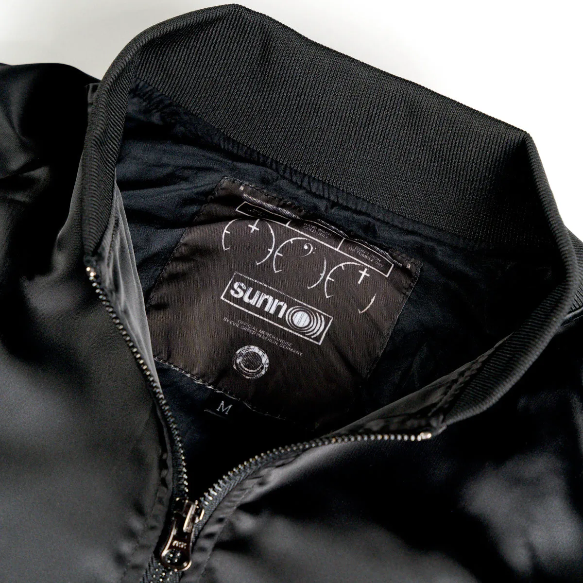 SUNN O))) "MVYMR - Black/Black" Custom Embroidered Bomber Jacket