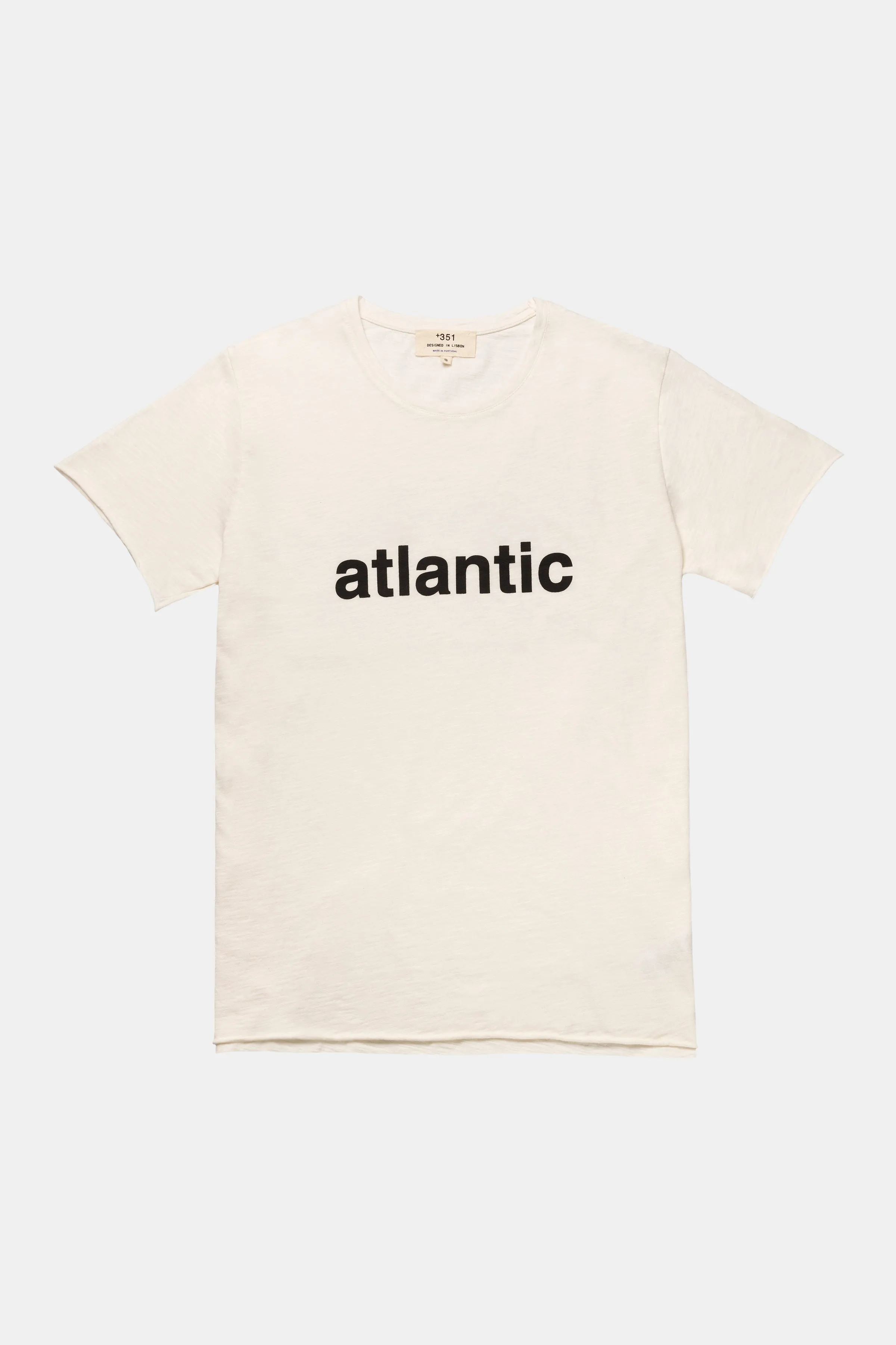 T-SHIRT ATLANTIC OFF-WHITE & CHARCOAL