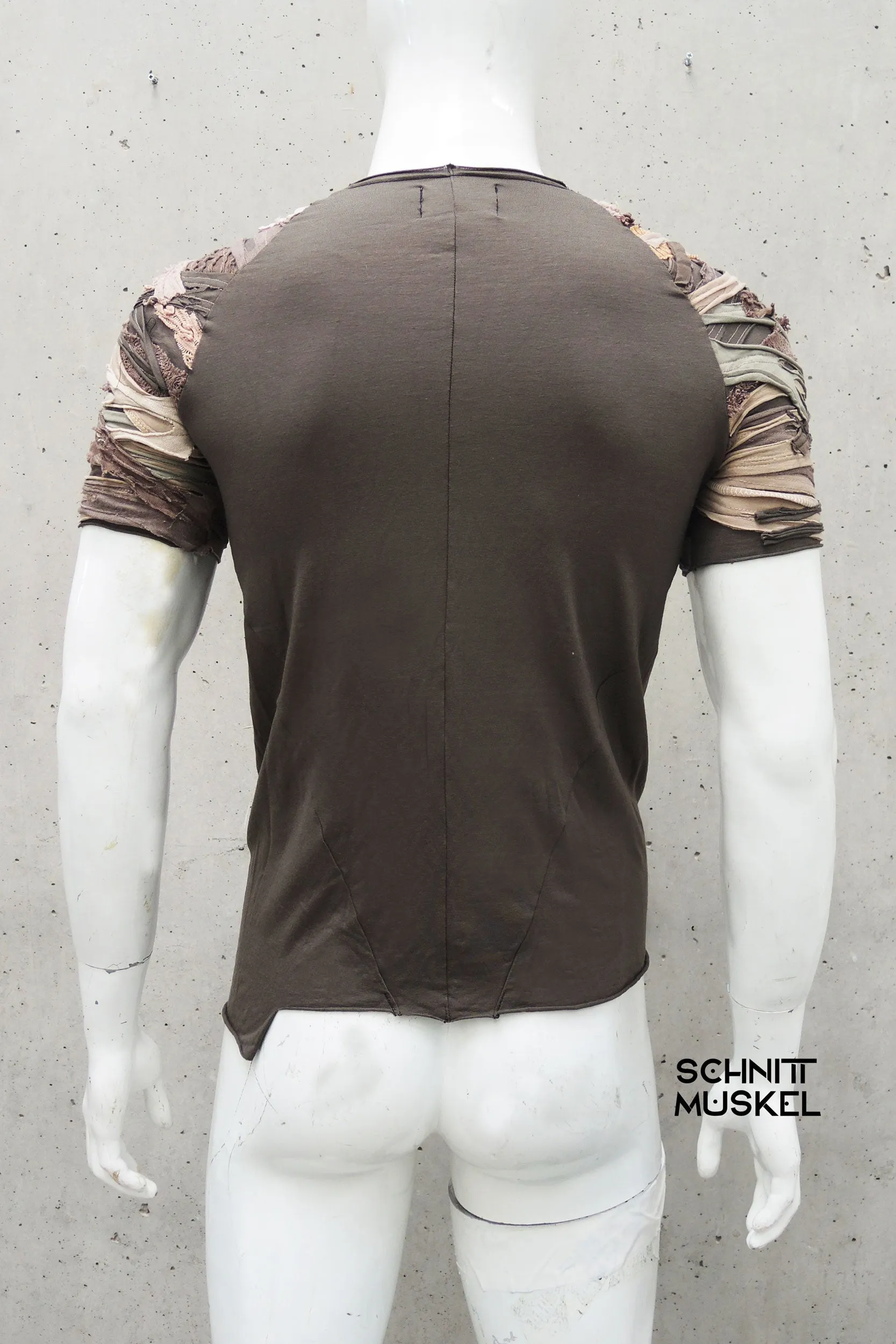 T-Shirt "rag destroyed" sand