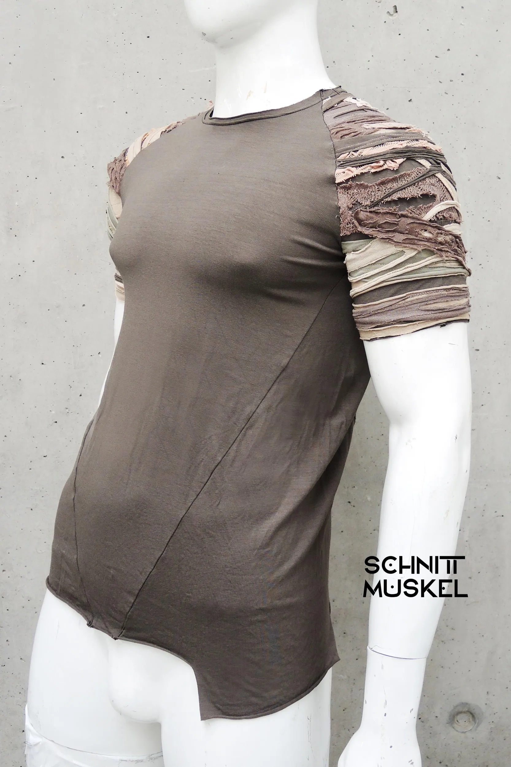 T-Shirt "rag destroyed" sand