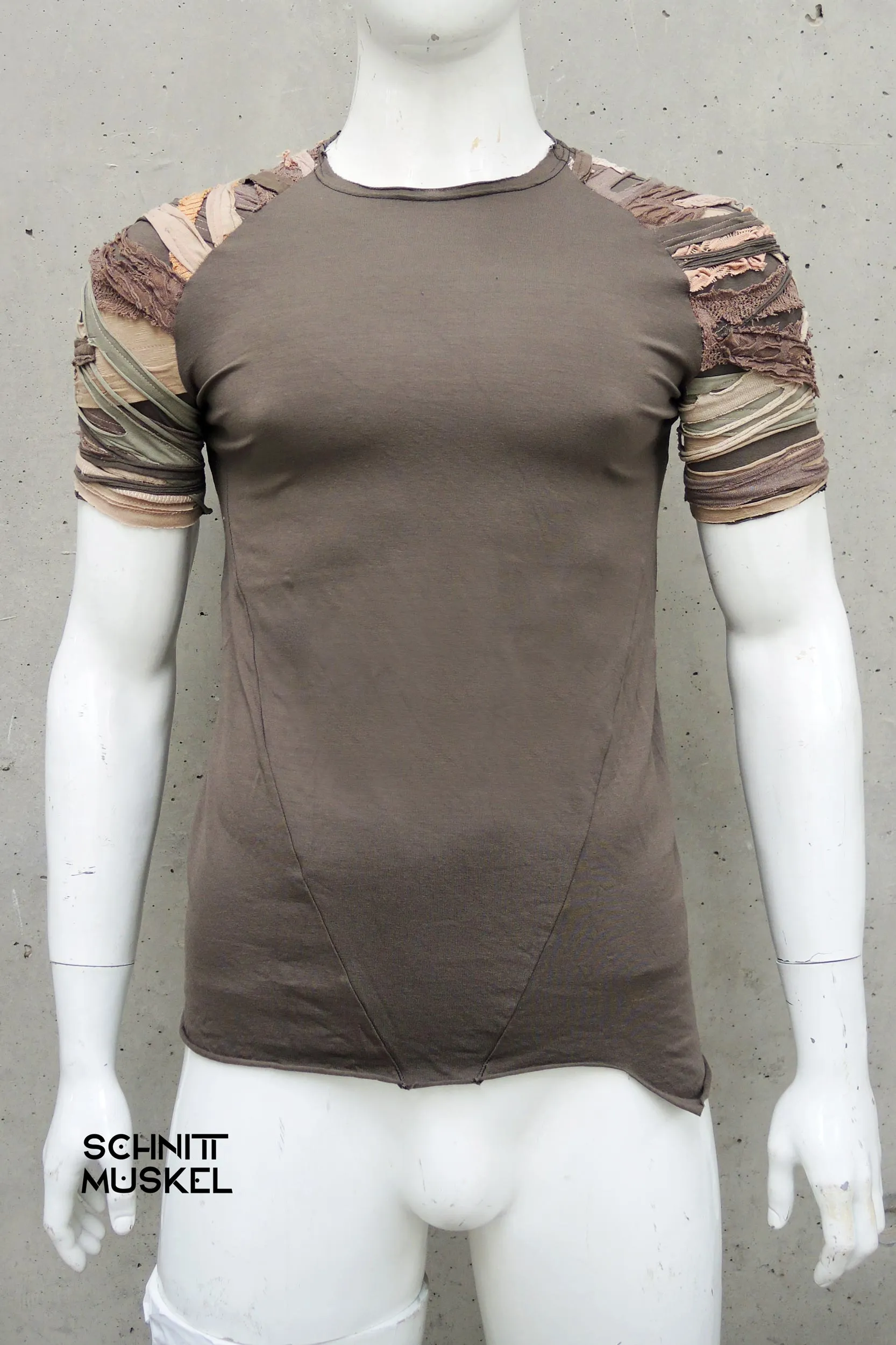 T-Shirt "rag destroyed" sand